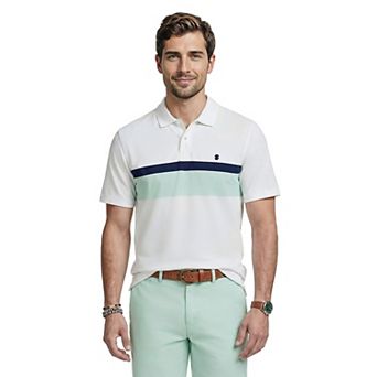 Men's IZOD Color Block Pique Polo