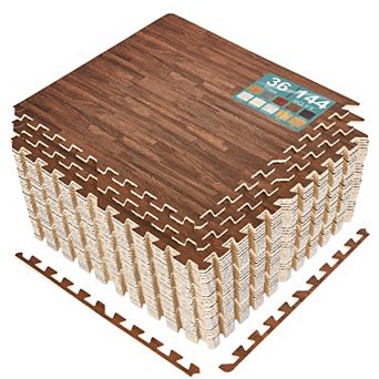 Sorbus 36 Tiles 144 Sq ft Interlocking Floor Foam Tile Mats - for Home, Playroom, Trade Show