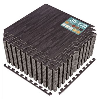 Sorbus 30 Tiles 120 Sq ft Interlocking Floor Foam Tile Mats - for Home, Playroom, Trade Show