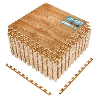Sorbus 30 Tiles 120 Sq ft Interlocking Floor Foam Tile Mats - for Home, Playroom, Trade Show