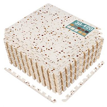 Sorbus 30 Tiles 120 Sq ft Interlocking Floor Foam Tile Mats - for Home, Playroom, Trade Show