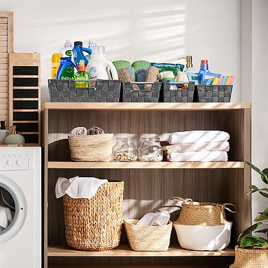 Sorbus 9 Piece Hand-Woven Storage Baskets - for Home & Closet Organization