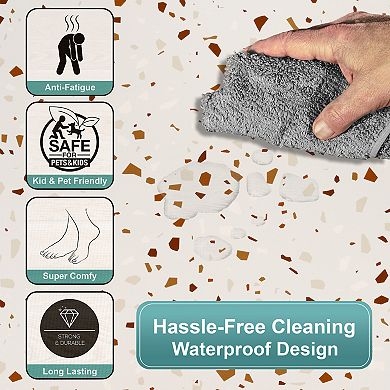 Sorbus 12 Tiles 48 Sq ft Interlocking Floor Foam Tile Mats - for Home, Playroom, Trade Show