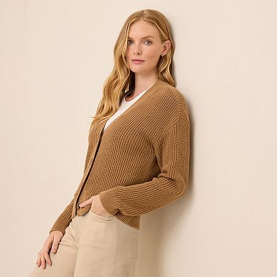 Luxe Knit Cropped Cardigan