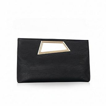 AKSZRI Women's Leather Glitter Clutch Purse - Fashion Evening Bag for Wedding, Party & Daily Use