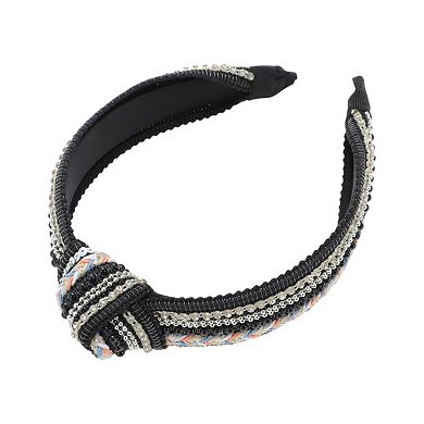 Rhinestone Sequins Headband for Women 1 Pc