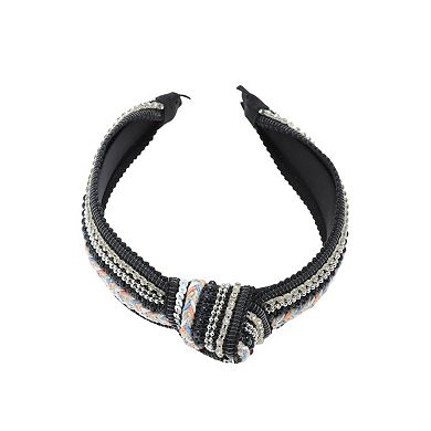 Rhinestone Sequins Headband for Women 1 Pc