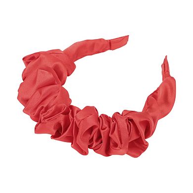 Faux Silk Pleats Headband for Women 1 Pc