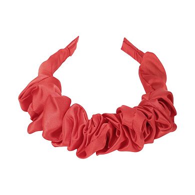 Faux Silk Pleats Headband for Women 1 Pc