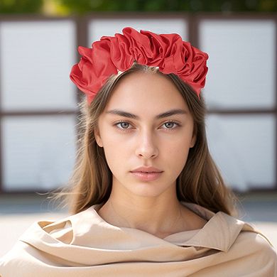 Faux Silk Pleats Headband for Women 1 Pc
