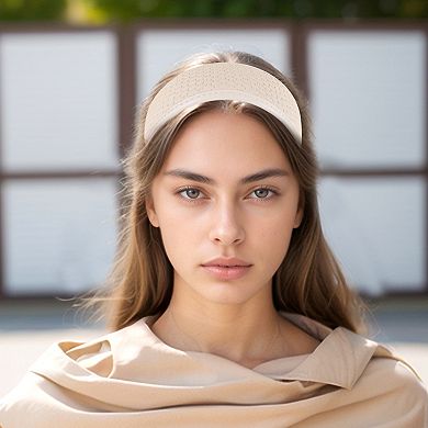 Grid Wide-brimmed Headband for Women 1 Pc