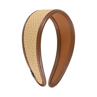 Grid Wide-brimmed Headband for Women 1 pc