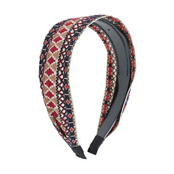 Embroidery Geometric Headband for Women 1 pc