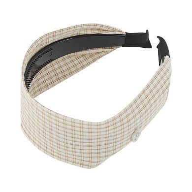 Fresh Plaid Wide Headband 1 Pc