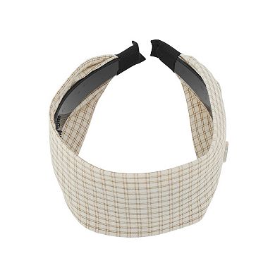 Fresh Plaid Wide Headband 1 Pc