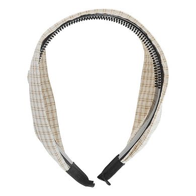 Fresh Plaid Wide Headband 1 Pc