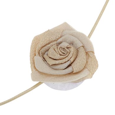Fashion Rose Adjustable Choker Necklace for Women 1 Pc