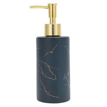 Cylinder Marble Pattern Soap Dispenser 1 pc