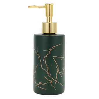 Cylinder Marble Pattern Soap Dispenser 1 pc