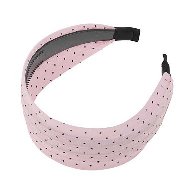 Fresh Polka Dot Wide Headband 1 Pc