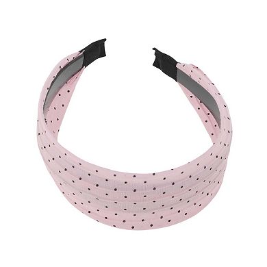 Fresh Polka Dot Wide Headband 1 Pc