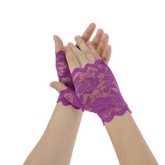 Half Finger Thin Sunblock Fingerless Gloves for Women 1 Pair
