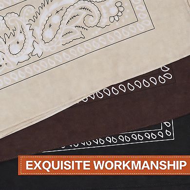 Cotton Paisley Bandanas, Multi-Color, 22"x22", Versatile, Stylish