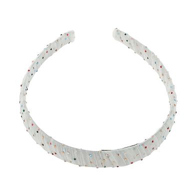 Colored Rhinestones Headband 1 Pc