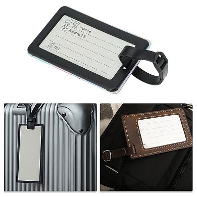 1 Pc Triangle Block Pattern Luggage Tag for Travelling