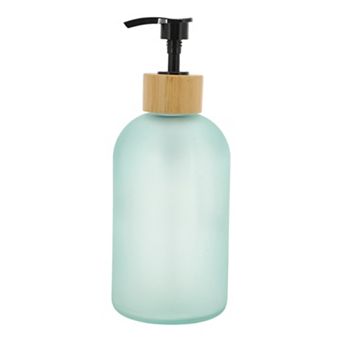 Cylinder Frosted Soap Dispenser 1 pc