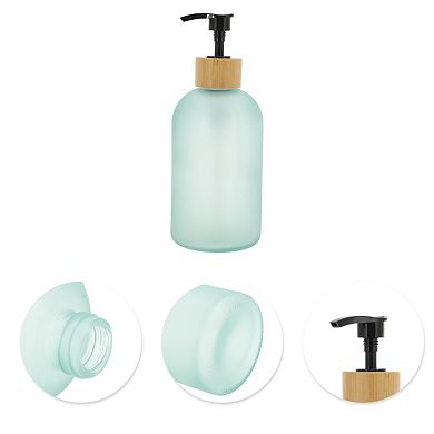 Cylinder Frosted Soap Dispenser 1 Pc