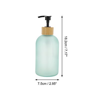 Cylinder Frosted Soap Dispenser 1 Pc