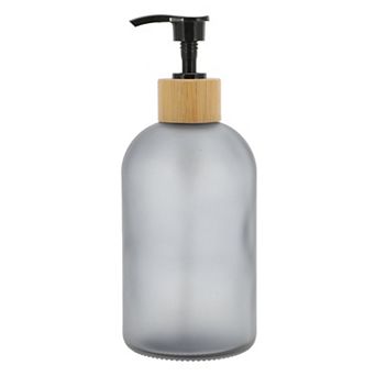 Cylinder Frosted Soap Dispenser 1 pc