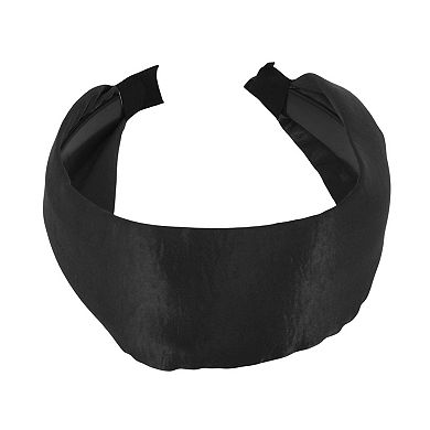 Satin Solid Color Wide Headband 1 Pc