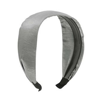 Satin Solid Color Wide Headband 1 pc