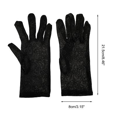 Ditsy Floral Sunblock Mittens for Women 1 Pair