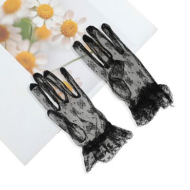 Butterfly Sunblock Mittens for Women 1 Pair