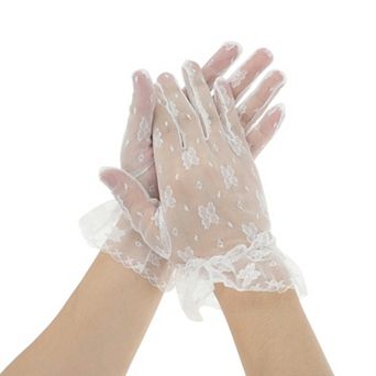 Butterfly Sunblock Mittens for Women 1 Pair