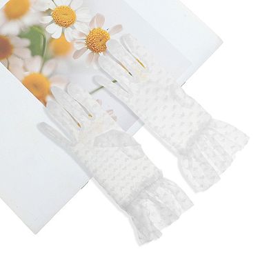Heart Sunblock Mittens for Women 1 Pair
