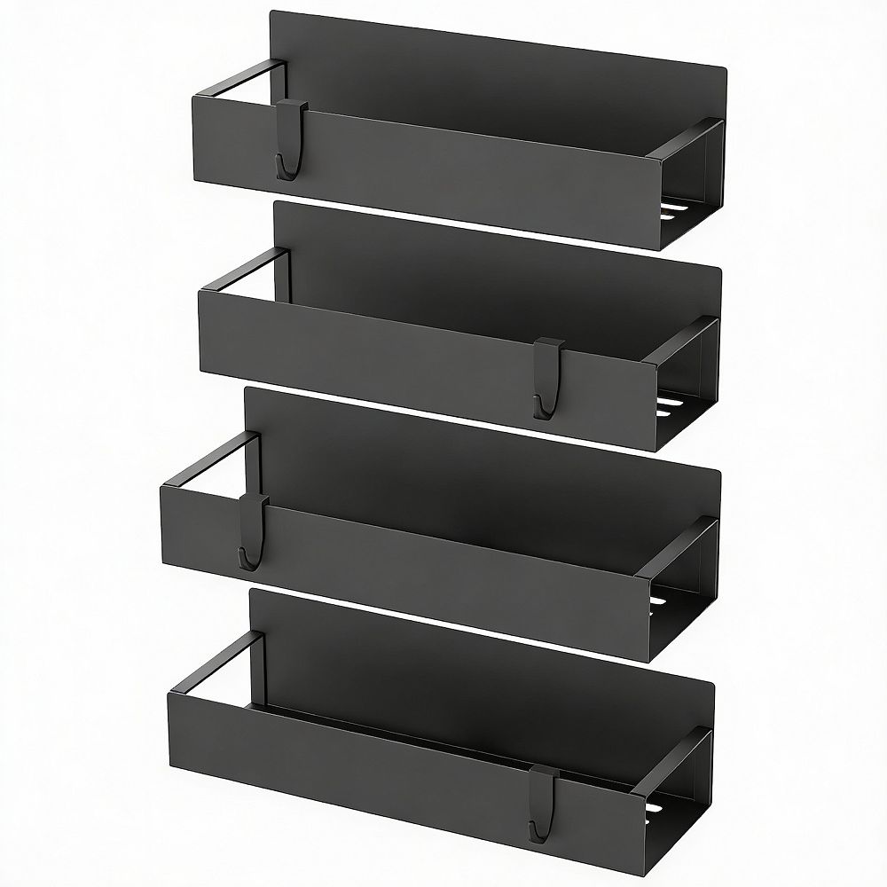 4-piece magnetic spice rack set, suitable for small kitchens, fridge ...