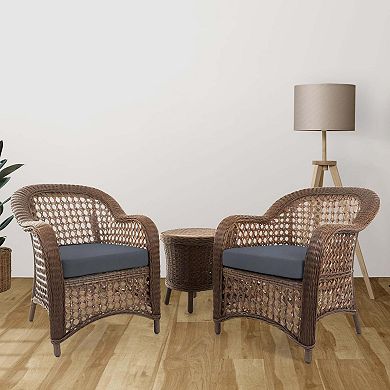 Covers&All Square Outdoor Cushion Slipcover with Zippers for Patio Couch Sofa Seats,Water & UV