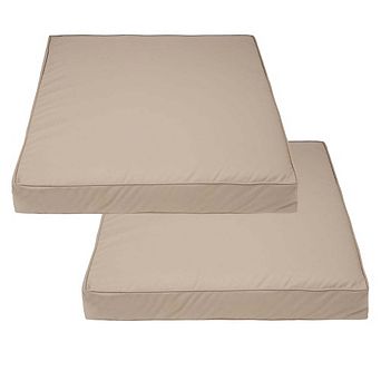 Covers&All Square Cushion Slipcover for Patio Couch Sofa Seats Cover only