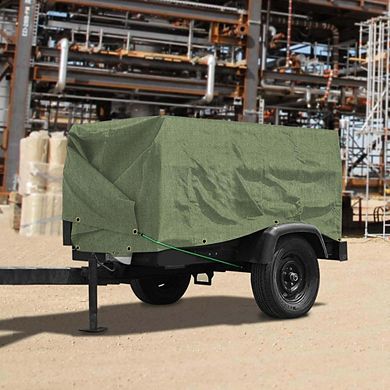 Covers&All Canvas Tarp Waterproof , Thick Heavy Duty Camping Tarp