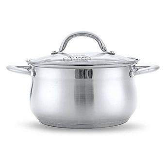 Alpine Cuisine Dutch Oven Belly Shape 6.5-qt - Stainless Steel Dutch Oven Pot With Lid