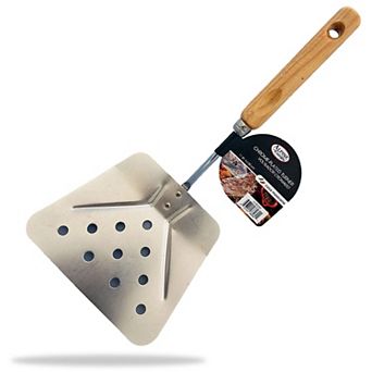 Alpine Cuisine Wood Solid Turner 11.81", Non-stick Cookware & Heat Resistant Kitchen Spatulas