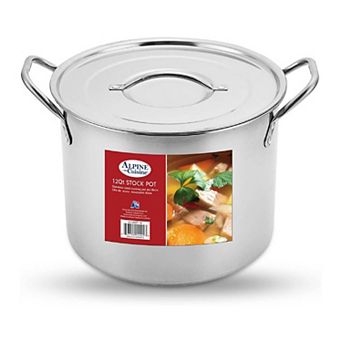 Aramco Ai14437-12 Alpine Cuisine Stock Pot, 12-qt Stainless Steel