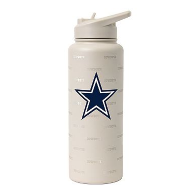 Logo Brands Dallas Cowboys 34oz. Sand Ghost Quencher Bottle