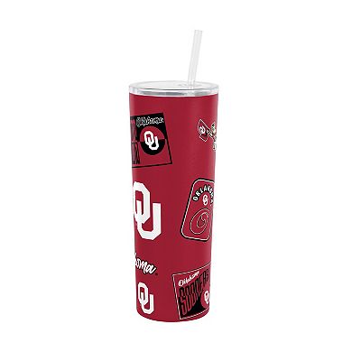 Logo Brands Oklahoma Sooners 30oz Dreamweave Straw Tumbler
