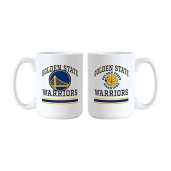 Golden State Warriors 15oz. Current & Throwback Mug Set