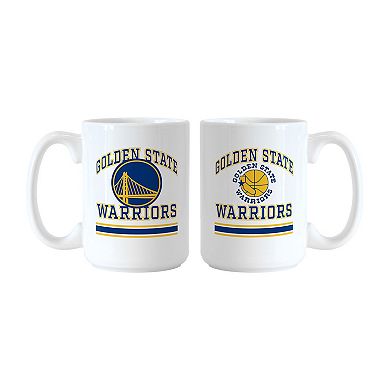 Golden State Warriors 15oz. Current & Throwback Mug Set